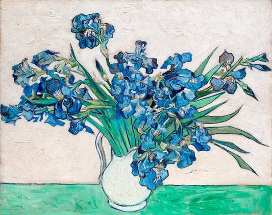 Vincent van Gogh - Íriszek fehér vázában