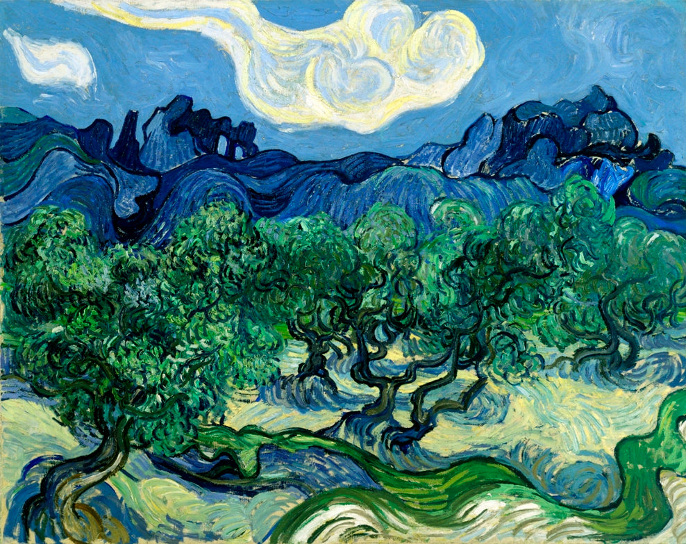 Vincent van Gogh - Olajfák hegyekkel