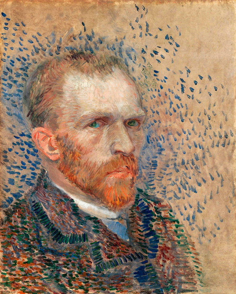 Vincent van Gogh - Önarckép barna háttérrel