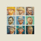 Van Gogh - Önarckép kollázs - póló