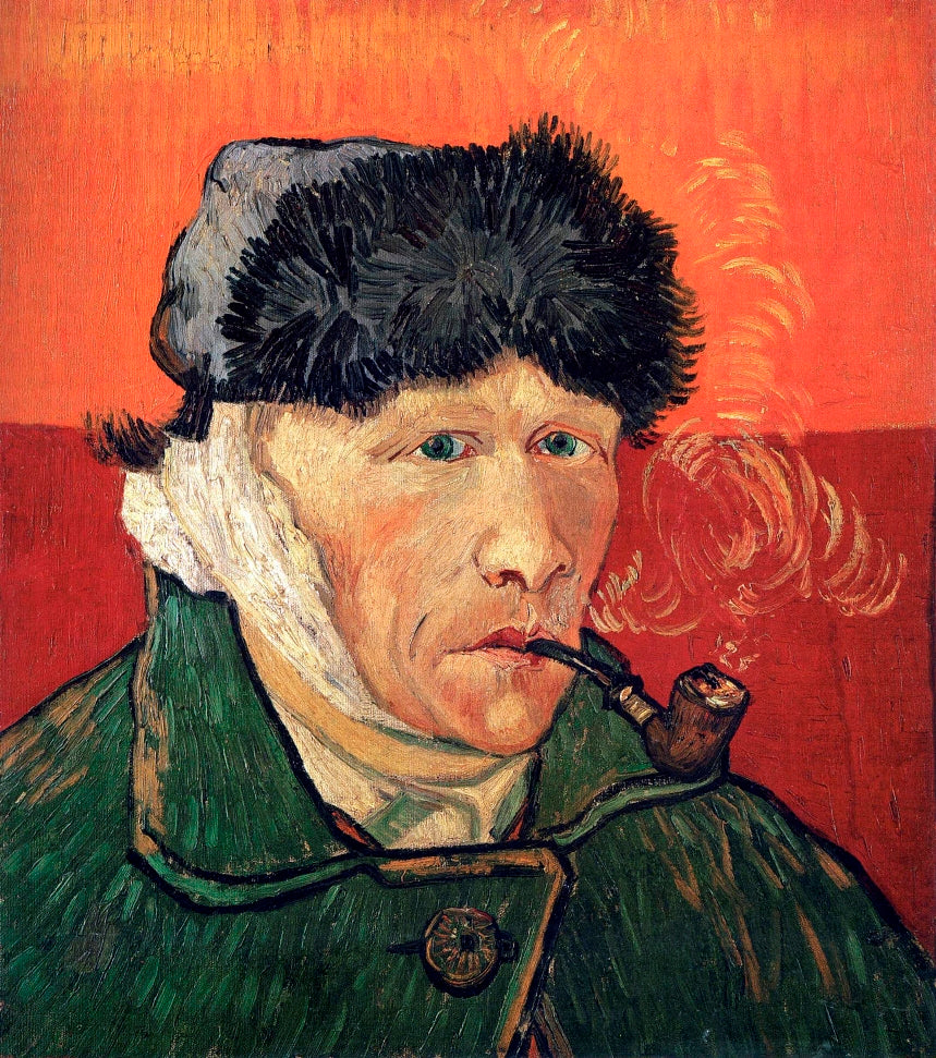 Vincent van Gogh - Önarckép pipával