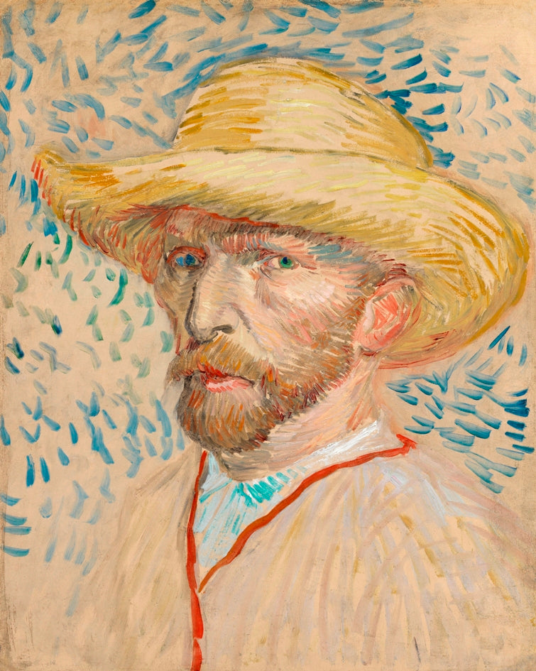 Vincent van Gogh - Önarckép szalmakalapban