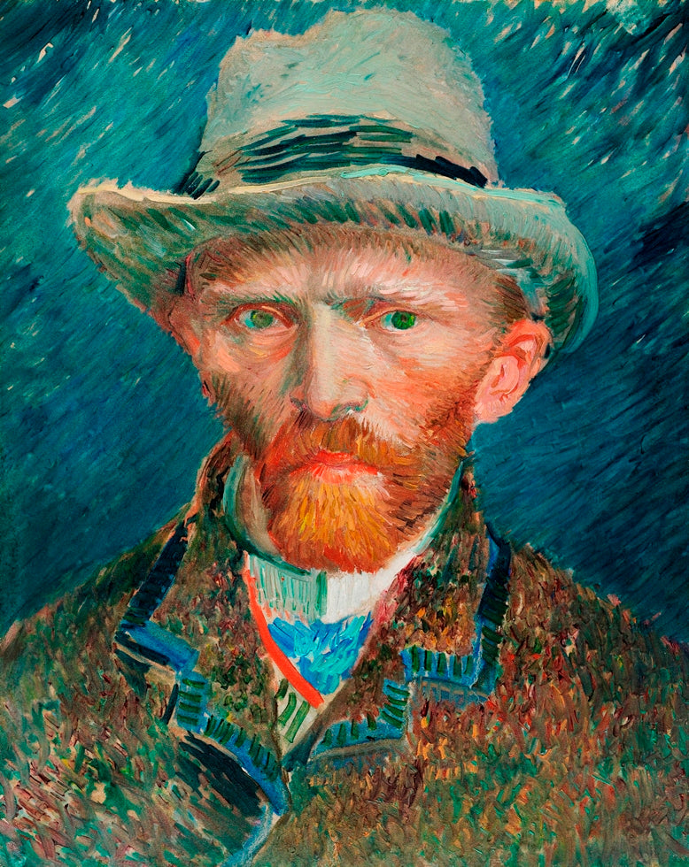 Vincent van Gogh - Önarckép szürke kalapban