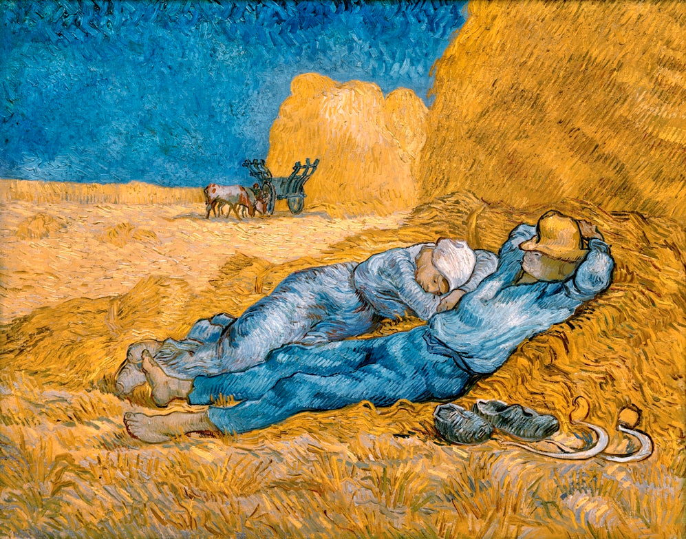 Vincent van Gogh - Szieszta a kazalban