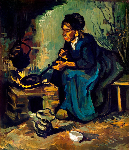 Vincent van Gogh - Terhes asszony a tűzhely mellett