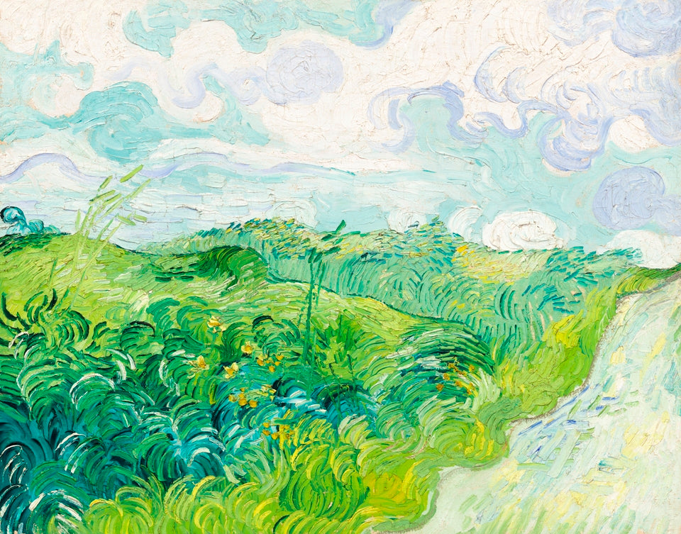 Vincent van Gogh - Zöld búzamezők