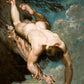 William Etty - Manlius lehajol a szikláról
