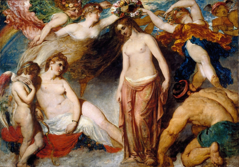 William Etty - Pandóra megkoronázása
