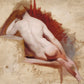 William Etty - Ülő akt hátulról