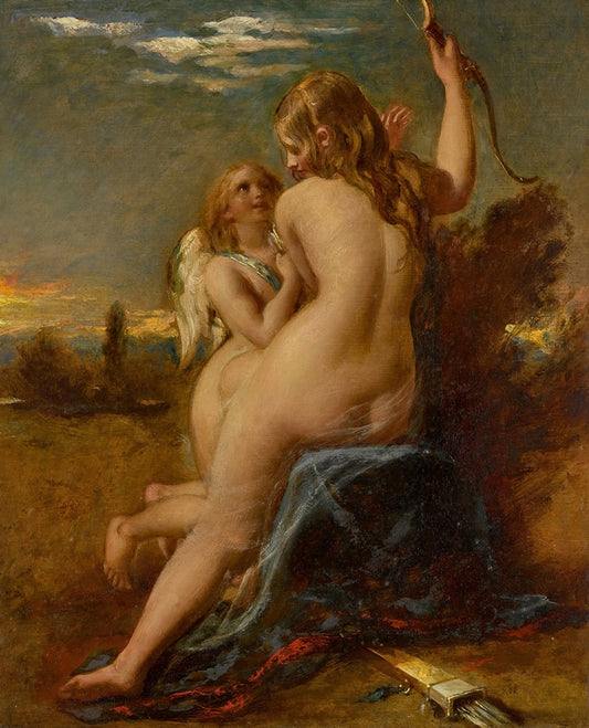 William Etty - Vénusz és Ámor